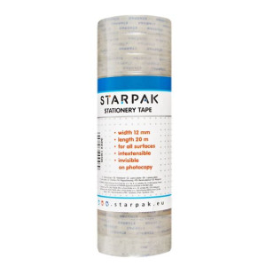 Taśma bezbarwna 12mm 20Y op12 STARPAK