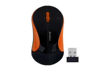 Mysz A4Tech V-TRACK G3-270N-1 (Black+Orange) WRLS
