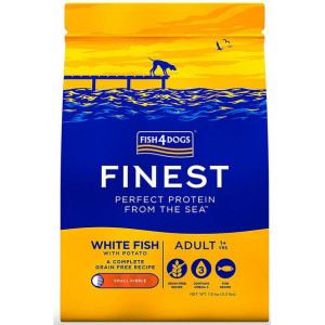 Fish4Dogs Finest Adult White Fish Small 6kg