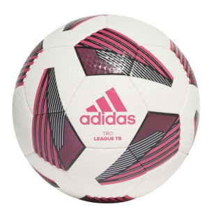 Piłka nożna adidas tiro league tb biało-różowa fs0375