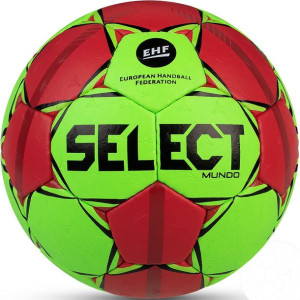 Piłka ręczna select mundo mini 0 2020 zielono-czerwona 16695