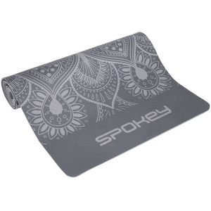 Mata do jogi i ćwiczeń spokey mandala tpe 200x61x0,4 cm szara 929857