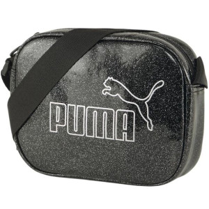 Torebka puma core up cross czarna brokat 79361 01