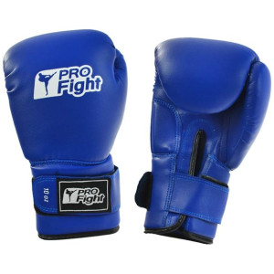 Rękawice bokserskie profight pvc niebieskie
