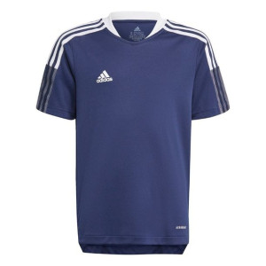 Koszulka dla dzieci adidas tiro 21 training jersey granatowa gm7573