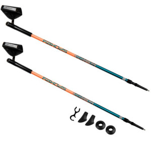 Kijki do nordic walking spokey meadow pomarańczowo-niebieskie 927833