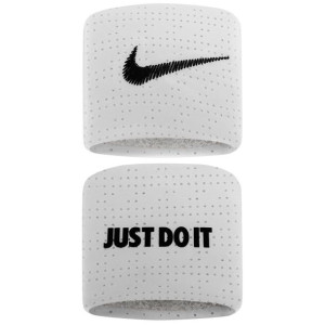 Frotki na nadgarstek nike dri-fit terry 2 szt. biało-czarne n1003468101os