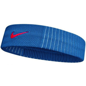 Opaska na głowę nike dri-fit reveal niebieska n0002284495os