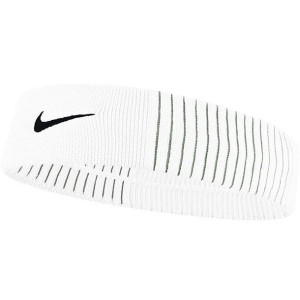 Opaska na głowę nike dri-fit reveal biała n0002284114os
