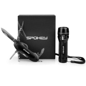 Narzędzie wielofunkcyjne spokey multitool 2-częściowy zoom czarne 929232