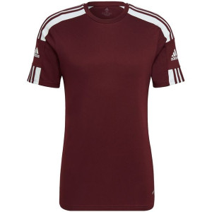 Koszulka męska adidas squadra 21 jersey short sleeve bordowa gn8091