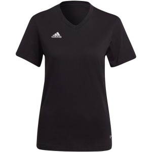 Koszulka damska adidas entrada 22 tee czarna hc0438