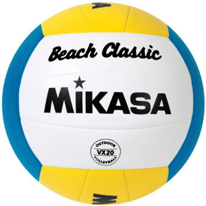 Piłka siatkowa mikasa vx20w biało-niebiesko-żółta