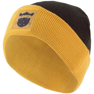Czapka dla dzieci puma animal classic cuff beanie kids żółto-czarna 23456 0