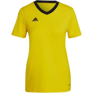 Koszulka damska adidas entrada 22 jersey żółta hi2125