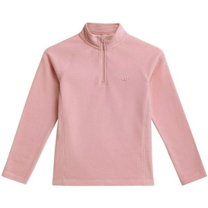 Bluza polarowa dla dziewczynki 4f jasny róż hjz21 jbidp001a 56s
