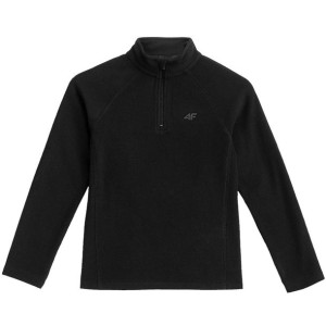 Bluza polarowa dla chłopca głęboka czerń hjz21 jbimp001b 20s