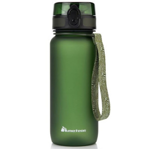 Bidon sportowy meteor 650 ml ciemnozielony 74602