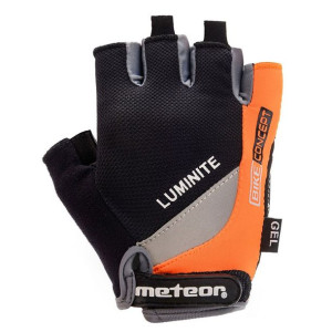 Rękawiczki rowerowe meteor gel gx35 pomarańczowe 26225-26226