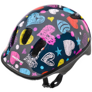 Kask rowerowy meteor ks06 hearts roz xs  44-48cm  24816