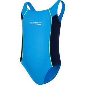 Kostium kąpielowy dla dzieci aqua speed luna niebiesko-granatowy kol.24