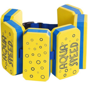 Pas wypornościowy aqua-speed kiddie swim belt ii octopus żółty 95062900