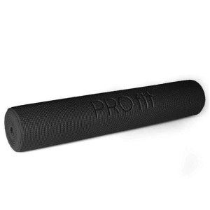 Mata do jogi profit slim 173x61x0,5cm czarna dk 2203