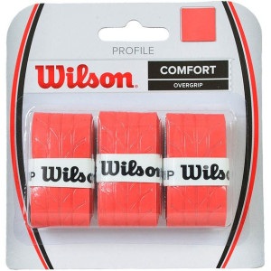 Owijka wilson profile over grip czerwona 3szt wrz4025rd
