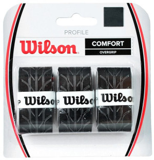 Owijka wilson profile comfort overgrip czarna 3szt wrz4025bk
