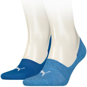 Skarpety puma footie 2p unisex niebieskie 906245 55