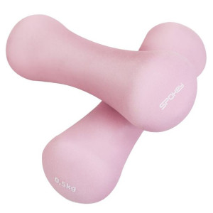 Zestaw różowych hantli neoprenowych 2x 0,5 kg spokey bone 926519