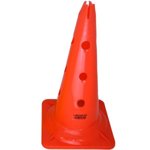 Pachołek legend z otworami 50cm żółty
