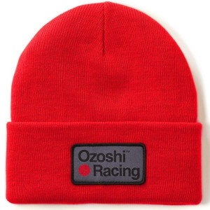 Czapka ozoshi heiko cuffed beanie czerwona owh20cfb004