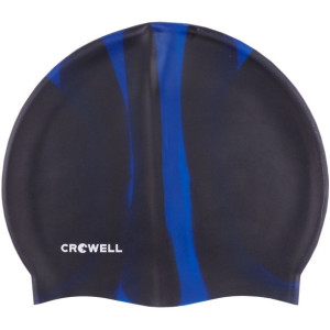 Czepek pływacki silikonowy crowell multi flame czarno-niebieski kol.01