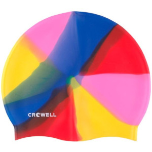 Czepek pływacki silikonowy crowell multi flame kolorowy kol.03