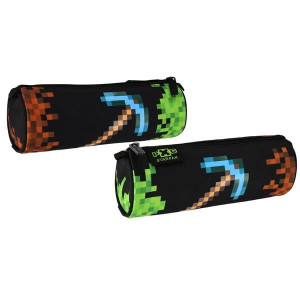 Piórnik tuba 1 zamek Pixel Game Pickaxe STARPAK