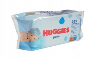 Chusteczki Nawilżane Huggies Pure  1 X 56 Szt.