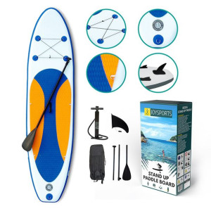 Deska SUP Stand Up Paddle 300cm pomarańczowo - niebieska