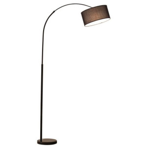 Lampa Podłogowa Stojąca czarna loft pilot
