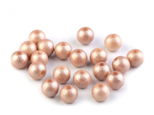 Koraliki Shine Effect Brązowy Sarni 8mm 10szt
