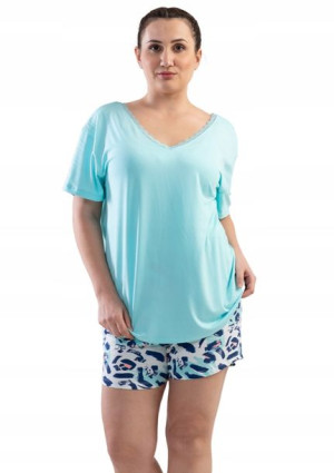 Piżama Damska Vienetta bawełniana +Size 3XL 52 54