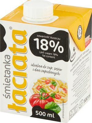 Pakiet 8szt Łaciata śmietanka do zup UHT 18% tł
