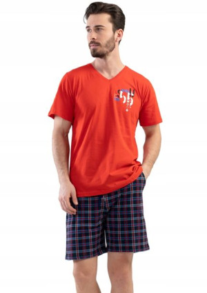 Piżama Męska bawełniana krótki Vienetta 4XL + size