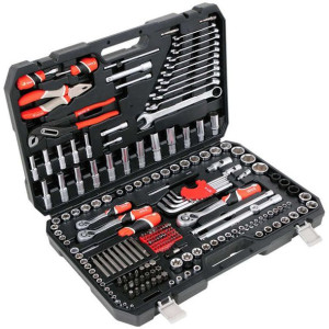 Komplet Kluczy Nasadowych Yato 1/4", 3/8", 1/2" 225 Części