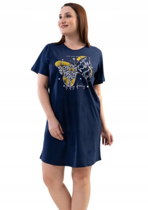 Koszula Nocna bawełniana Vienetta + Size 1XL 46 48