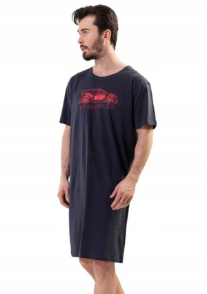 Koszula Nocna męska bawełna do spania Vienetta XXL