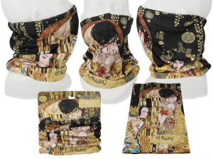 Komin/chusta - G. Klimt, kolaż - alternatywa maseczki (CARMANI)