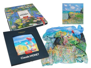 Chusta - C. Monet, Spacer po klifie w Pourville (CARMANI)
