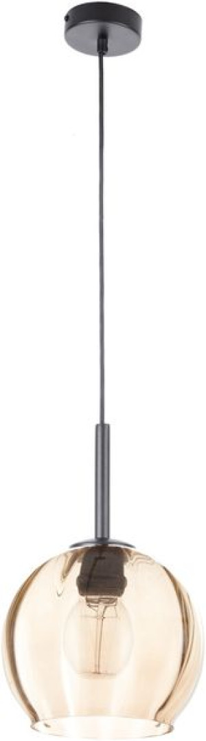 Lampa wisząca Como bursztynowy szklany klosz 32000 - Sigma