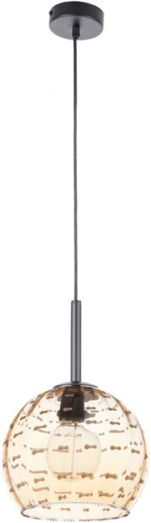 Como bursztynowa lampa wisząca 32002 szklany klosz - Sigma